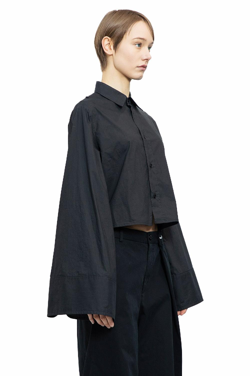 Antonioli MM6 MAISON MARGIELA WOMAN BLACK SHIRTS
