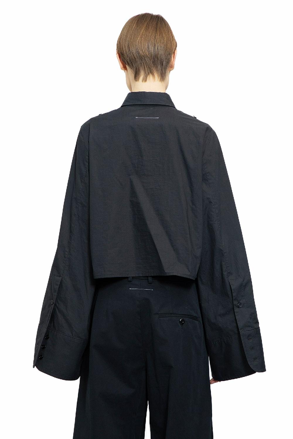 Antonioli MM6 MAISON MARGIELA WOMAN BLACK SHIRTS