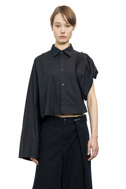 Antonioli MM6 MAISON MARGIELA WOMAN BLACK SHIRTS
