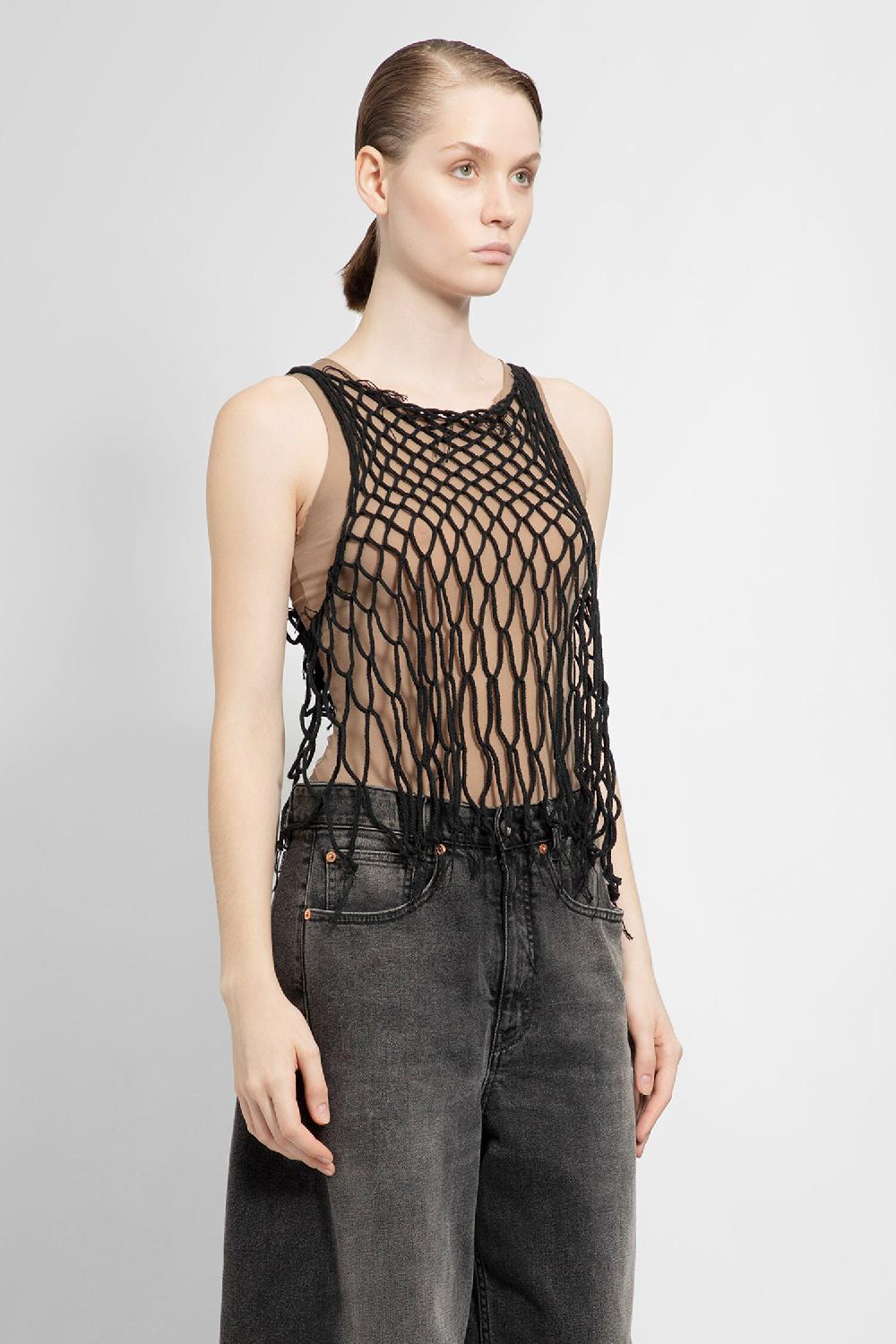 Antonioli MM6 MAISON MARGIELA WOMAN BLACK TOPS