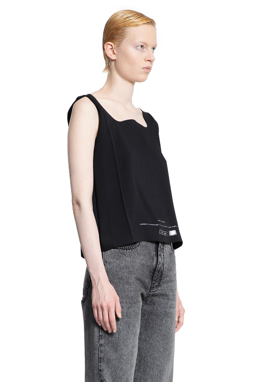 Antonioli MM6 MAISON MARGIELA WOMAN BLACK TOPS