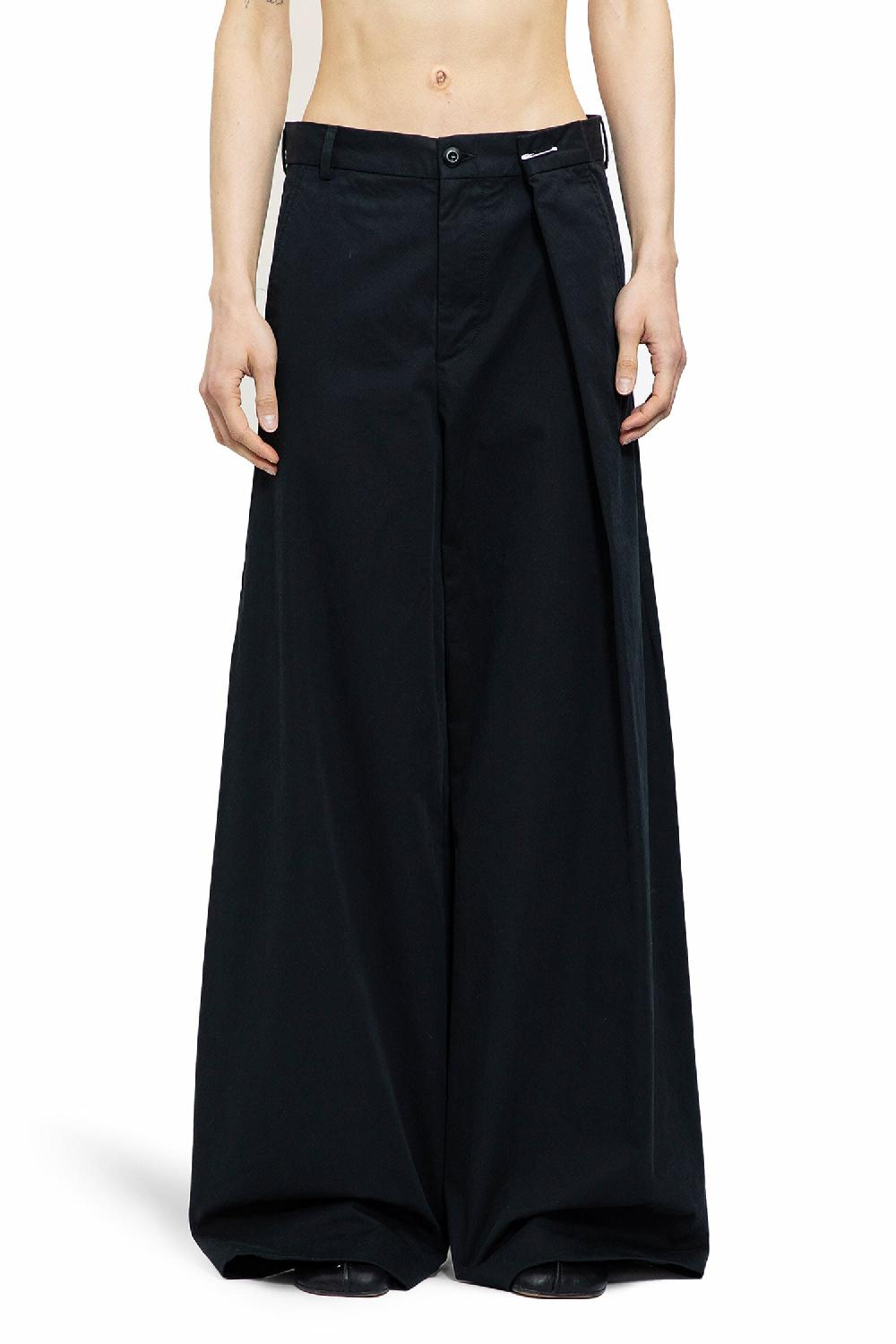Antonioli MM6 MAISON MARGIELA WOMAN BLACK TROUSERS
