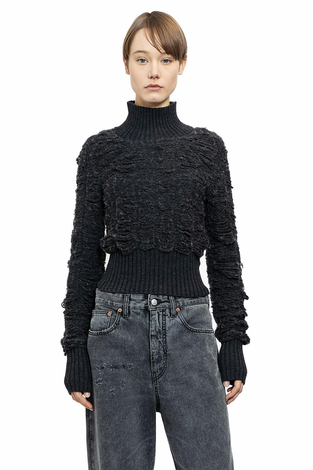 Antonioli MM6 MAISON MARGIELA WOMAN GREY KNITWEAR