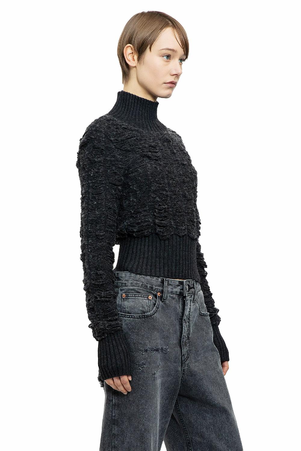 Antonioli MM6 MAISON MARGIELA WOMAN GREY KNITWEAR