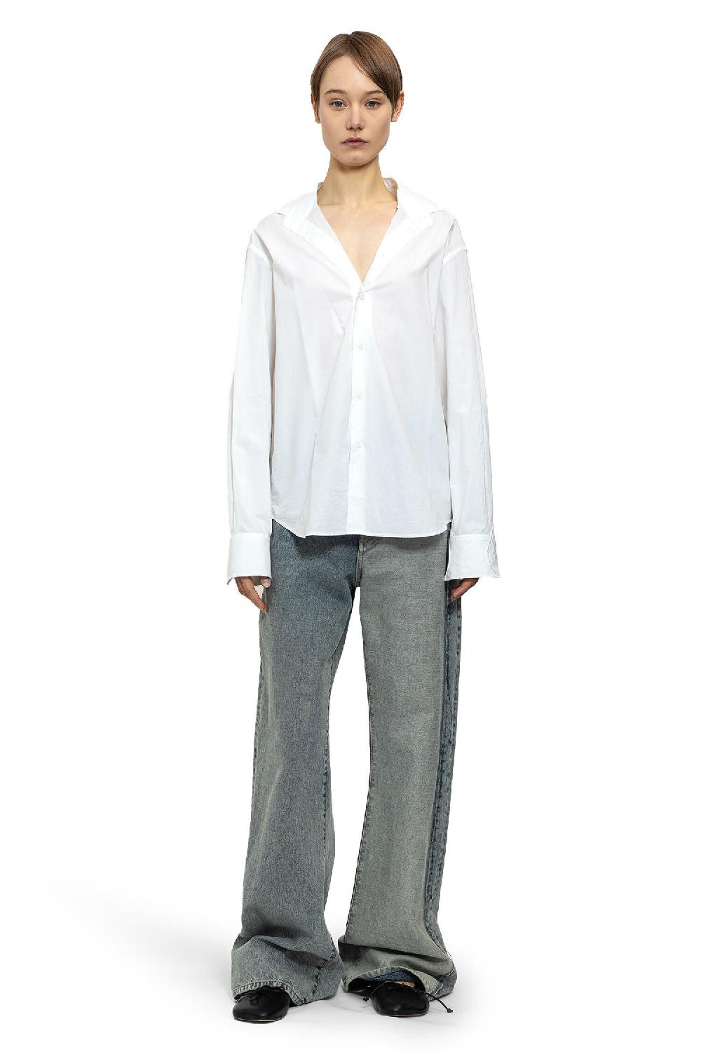 Antonioli MM6 MAISON MARGIELA WOMAN WHITE SHIRTS