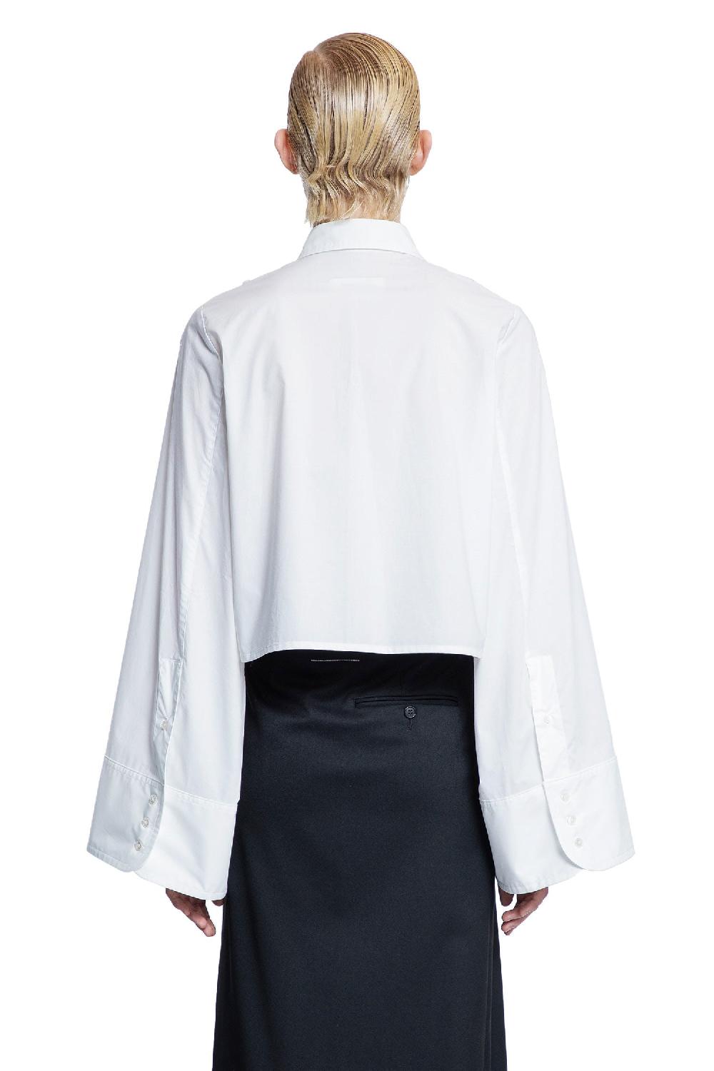 Antonioli MM6 MAISON MARGIELA WOMAN WHITE SHIRTS