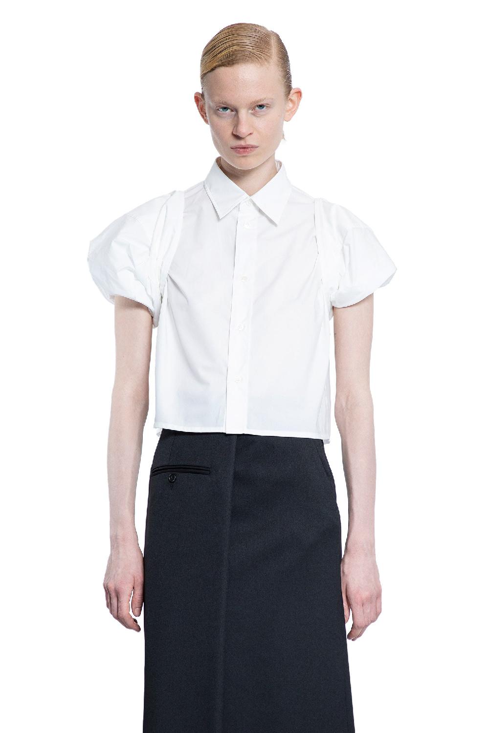 Antonioli MM6 MAISON MARGIELA WOMAN WHITE SHIRTS