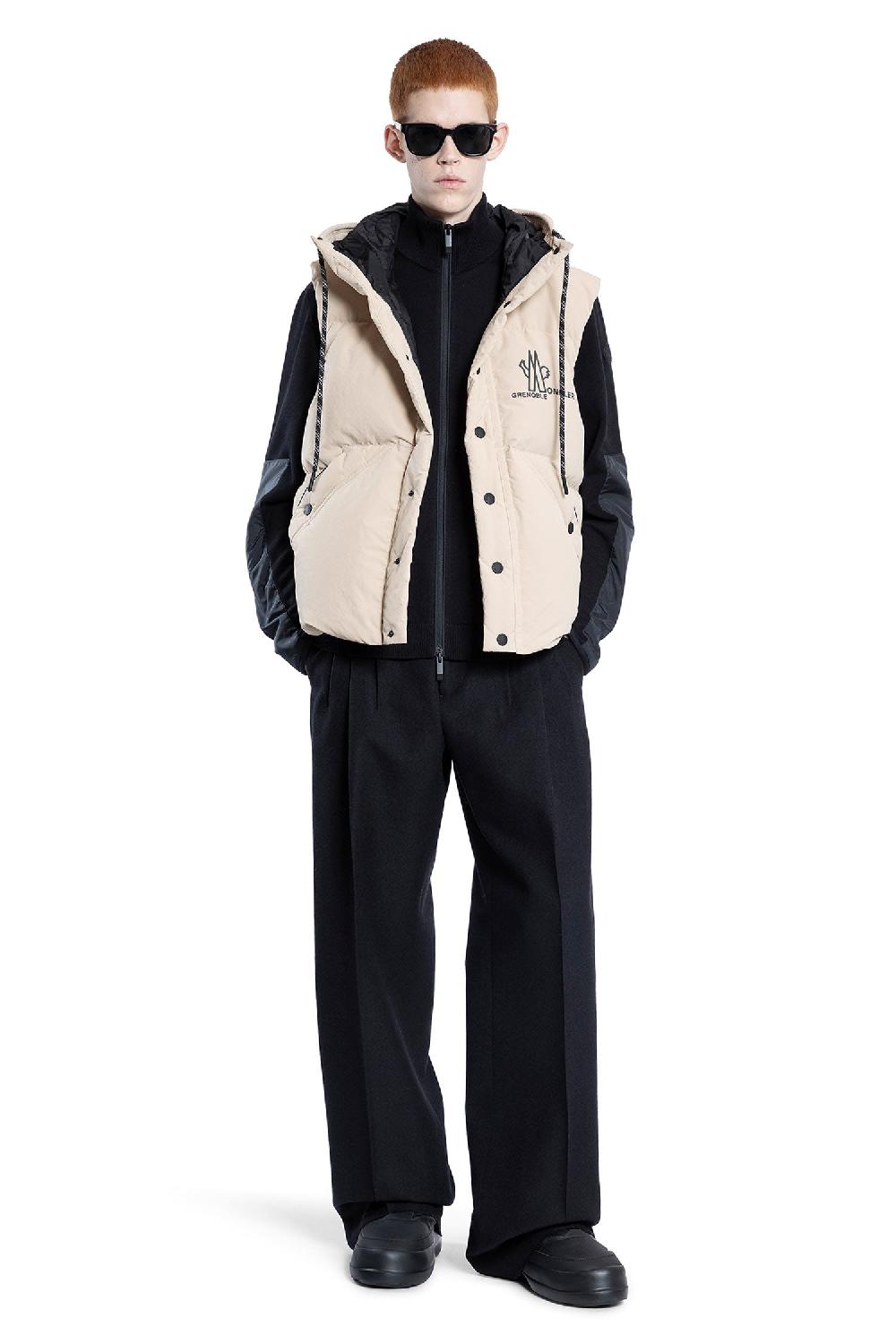 Antonioli MONCLER GRENOBLE MAN BEIGE VESTS