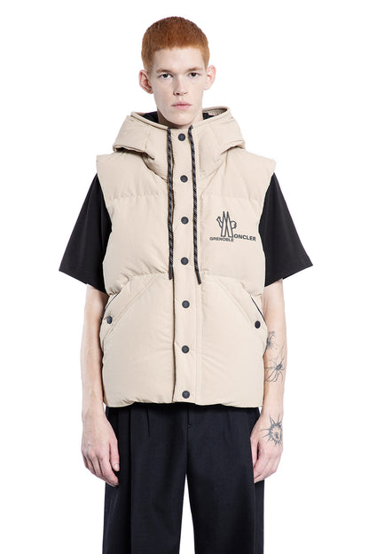 Antonioli MONCLER GRENOBLE MAN BEIGE VESTS