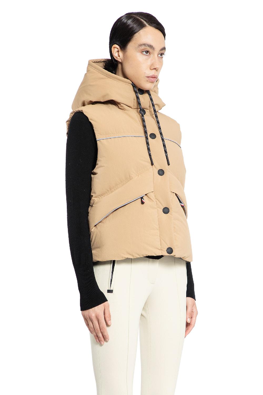 Antonioli MONCLER GRENOBLE WOMAN BEIGE VESTS