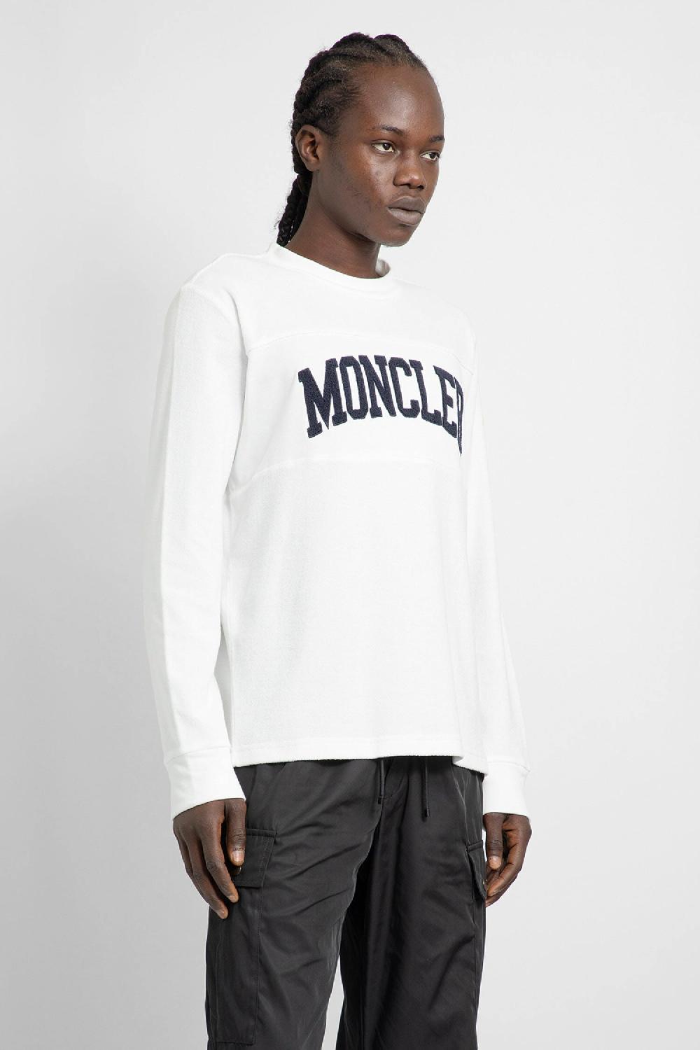 Antonioli MONCLER MAN WHITE T-SHIRTS & TANK TOPS