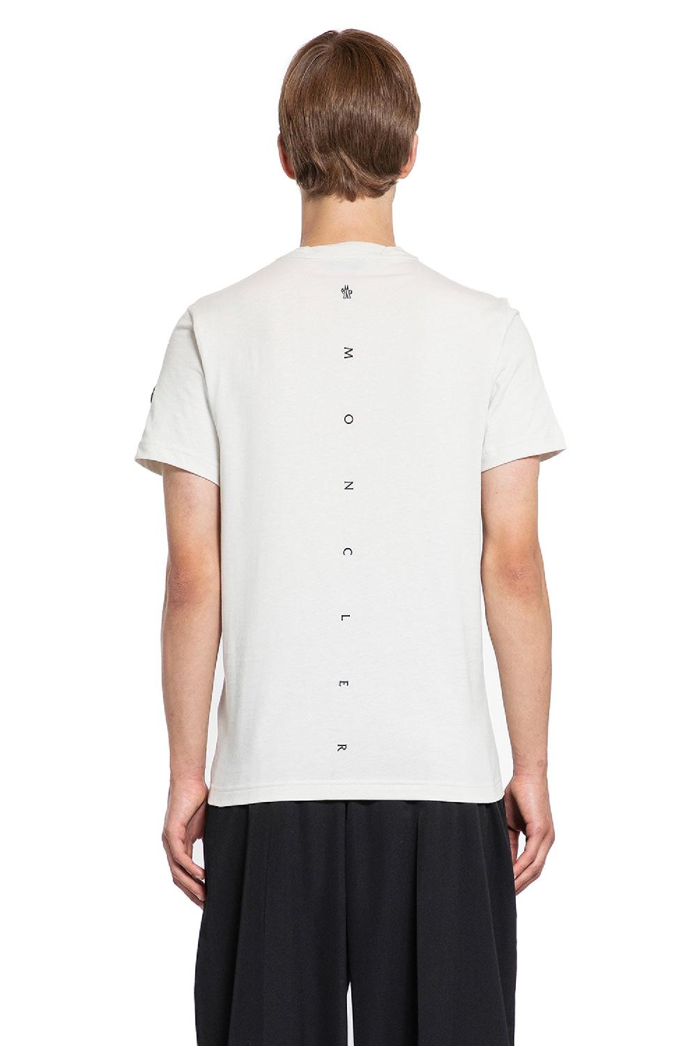 Antonioli MONCLER MAN WHITE T-SHIRTS & TANK TOPS