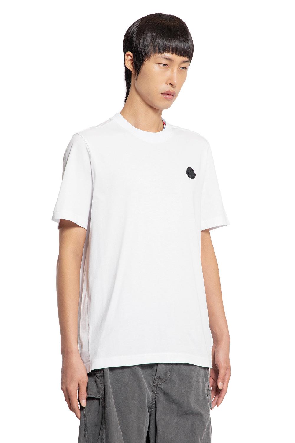 Antonioli MONCLER MAN WHITE T-SHIRTS & TANK TOPS