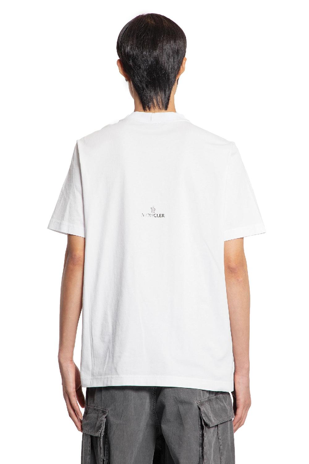 Antonioli MONCLER MAN WHITE T-SHIRTS & TANK TOPS