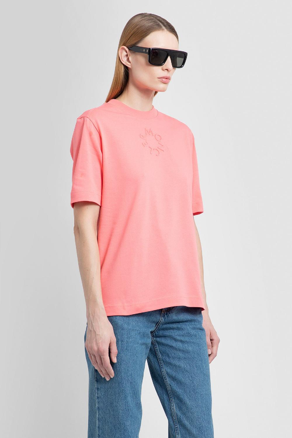 Antonioli MONCLER WOMAN PINK T-SHIRTS & TANK TOPS