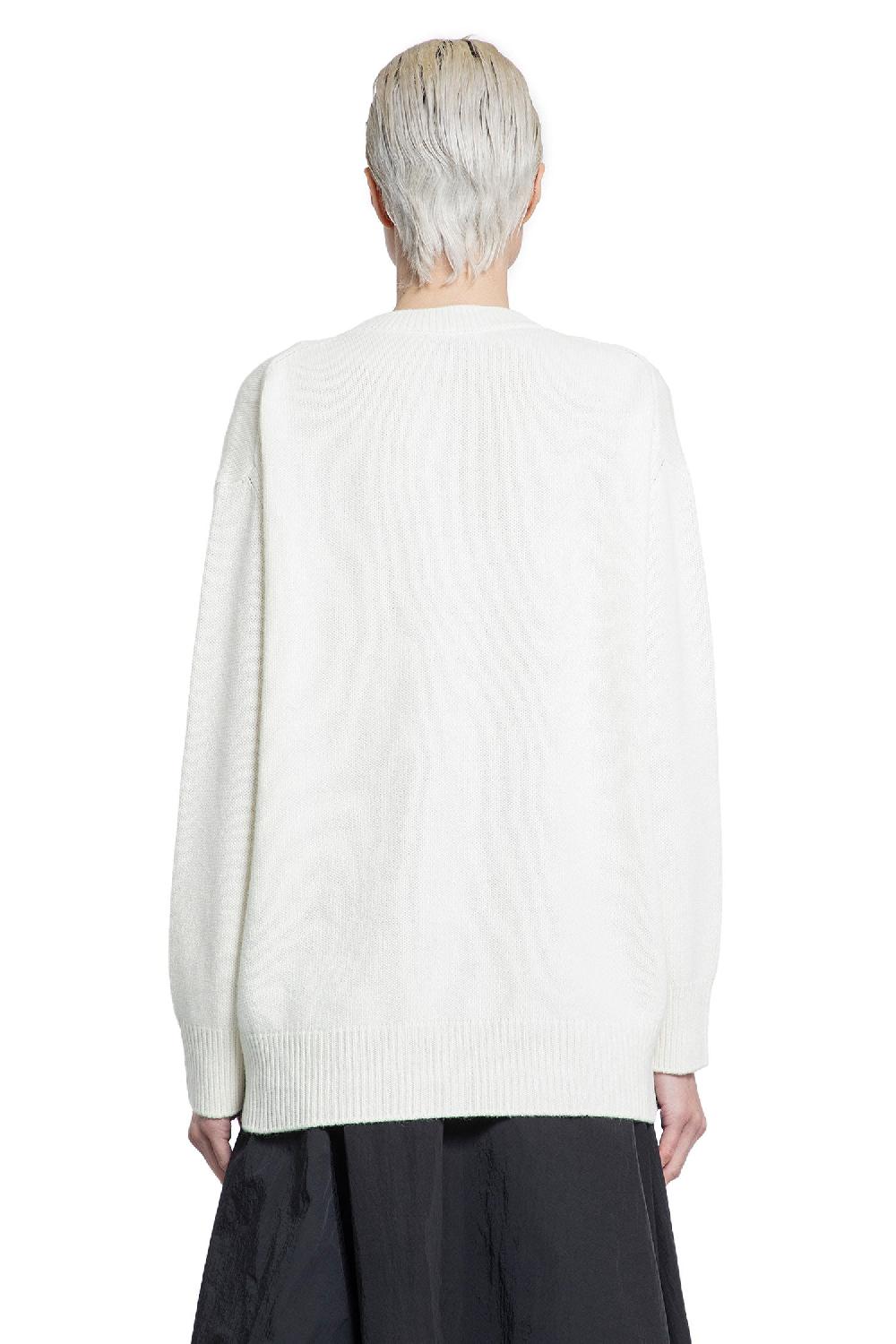 Antonioli MONCLER WOMAN WHITE KNITWEAR
