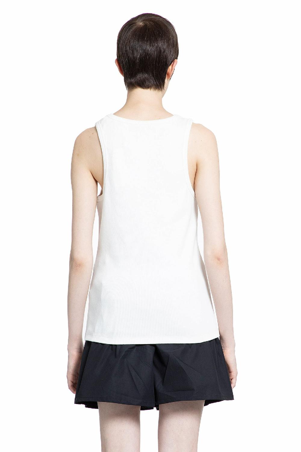 Antonioli MONCLER WOMAN WHITE T-SHIRTS & TANK TOPS