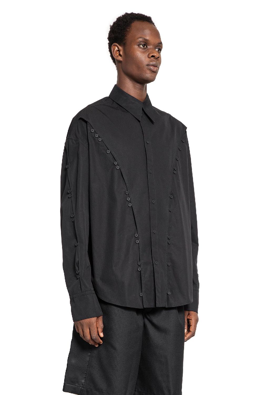 Antonioli MUGLER MAN BLACK SHIRTS