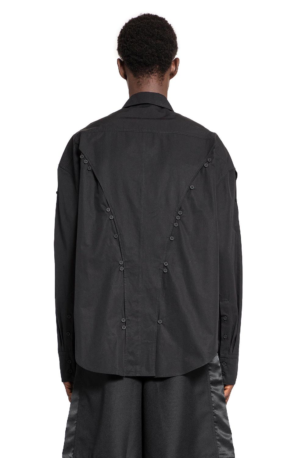 Antonioli MUGLER MAN BLACK SHIRTS