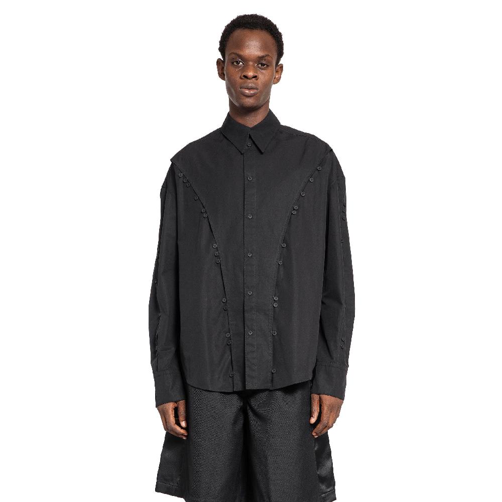 Antonioli MUGLER MAN BLACK SHIRTS