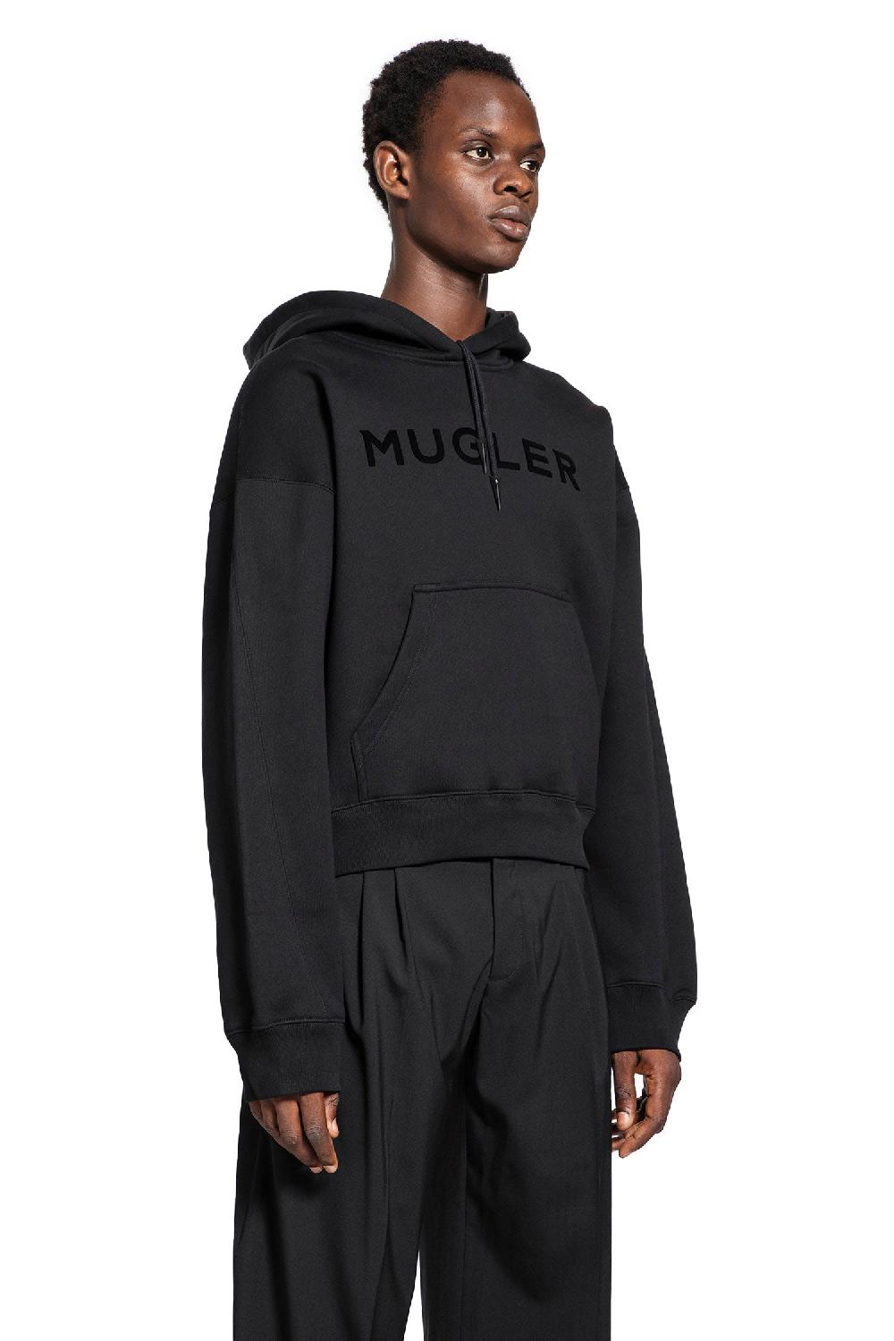Antonioli MUGLER MAN BLACK SWEATSHIRTS