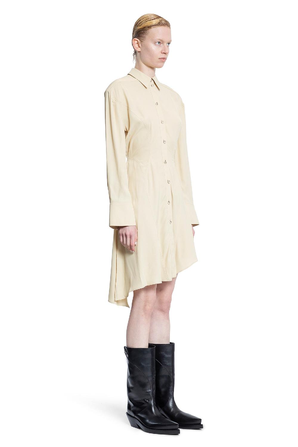 Antonioli MUGLER WOMAN BEIGE DRESSES