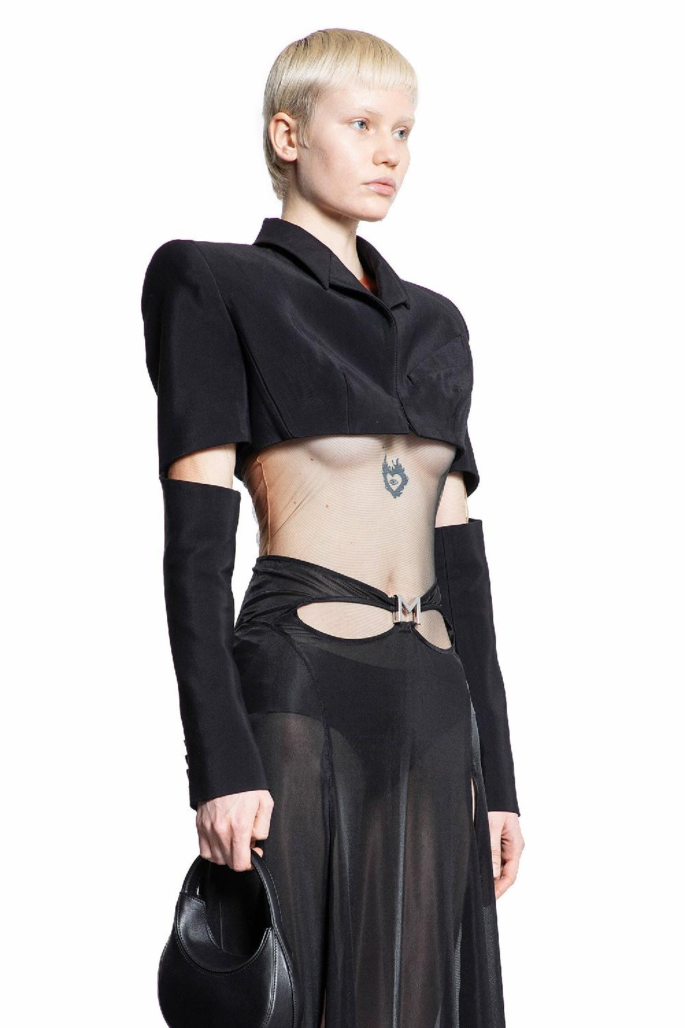 Antonioli MUGLER WOMAN BLACK BLAZERS