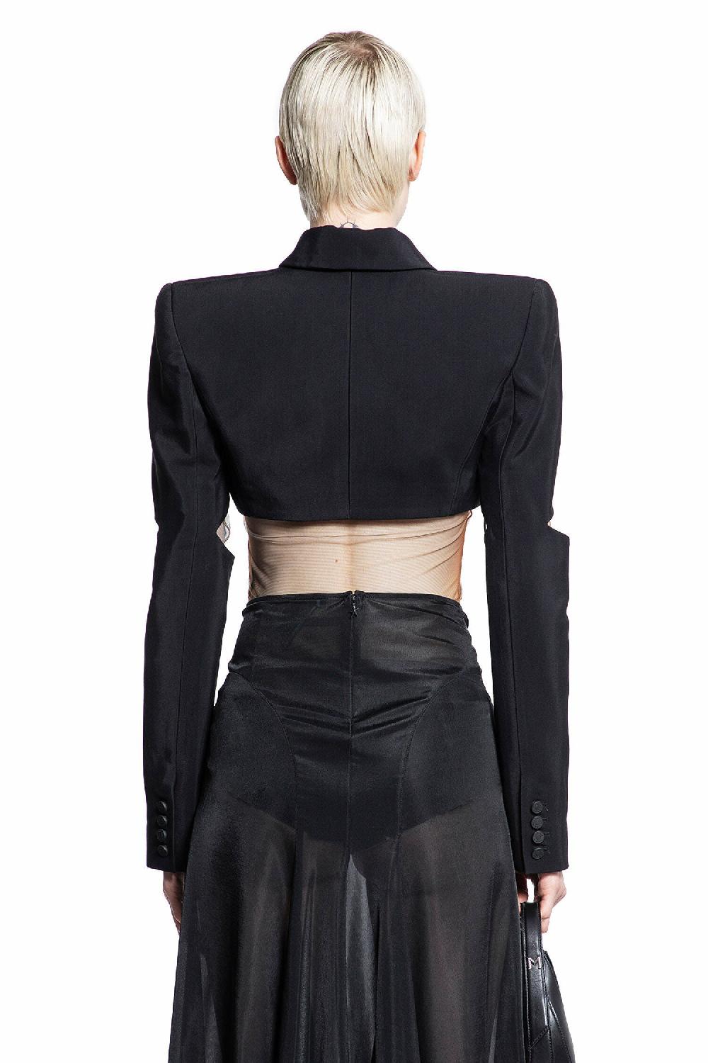 Antonioli MUGLER WOMAN BLACK BLAZERS