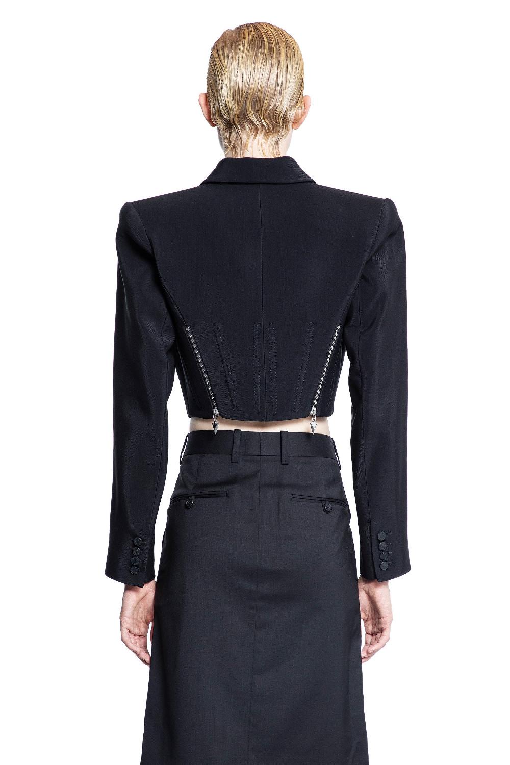 Antonioli MUGLER WOMAN BLACK BLAZERS