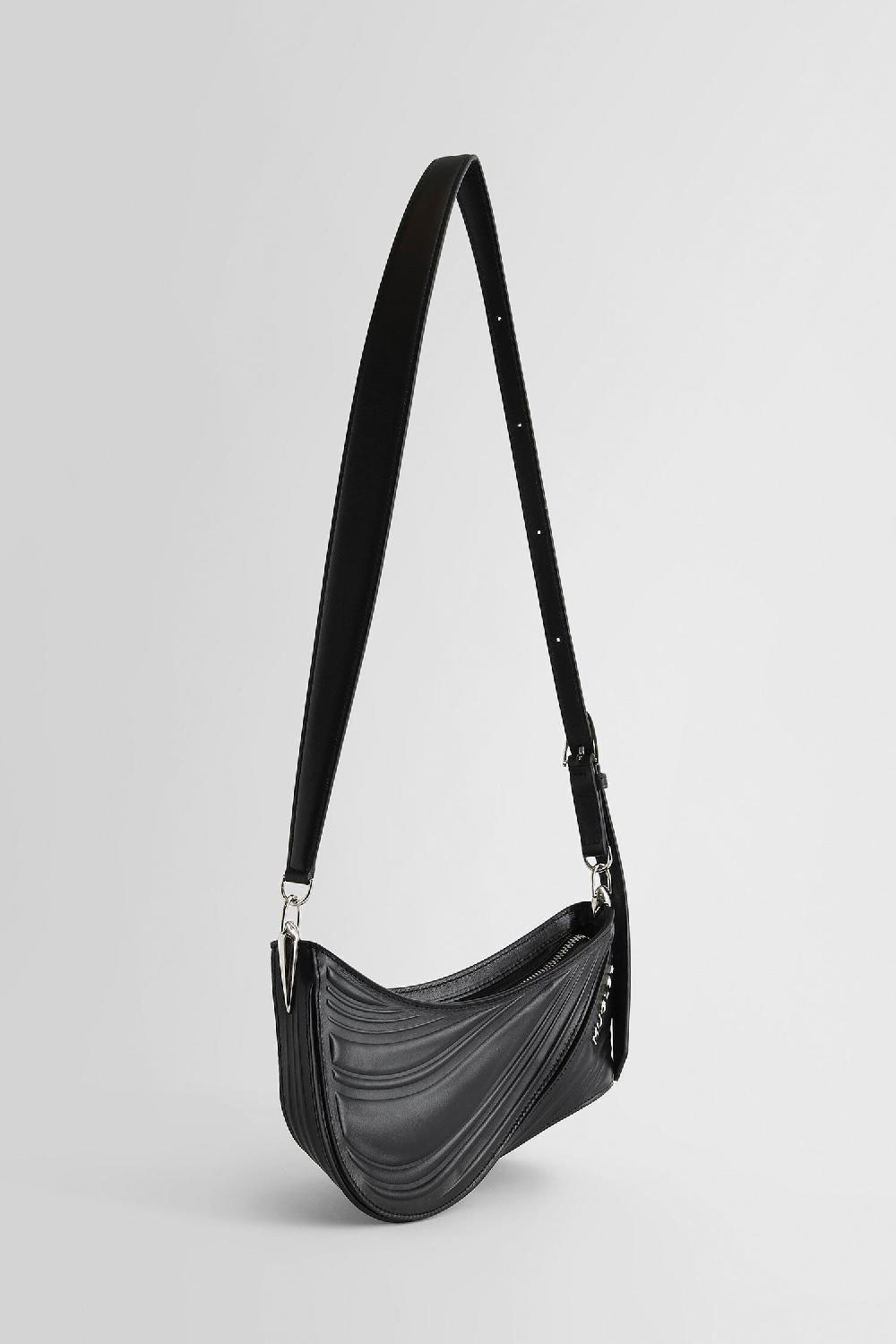 Antonioli MUGLER WOMAN BLACK CROSSBODY BAGS