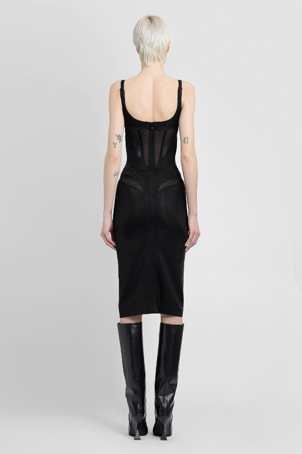 Antonioli MUGLER WOMAN BLACK DRESSES