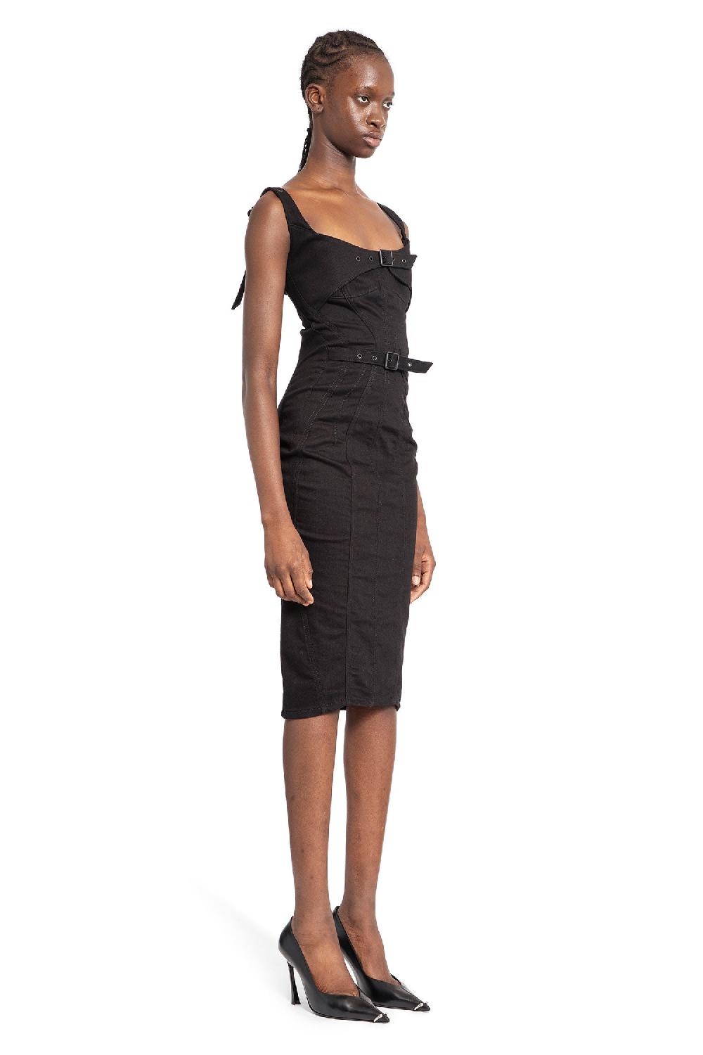 Antonioli MUGLER WOMAN BLACK DRESSES