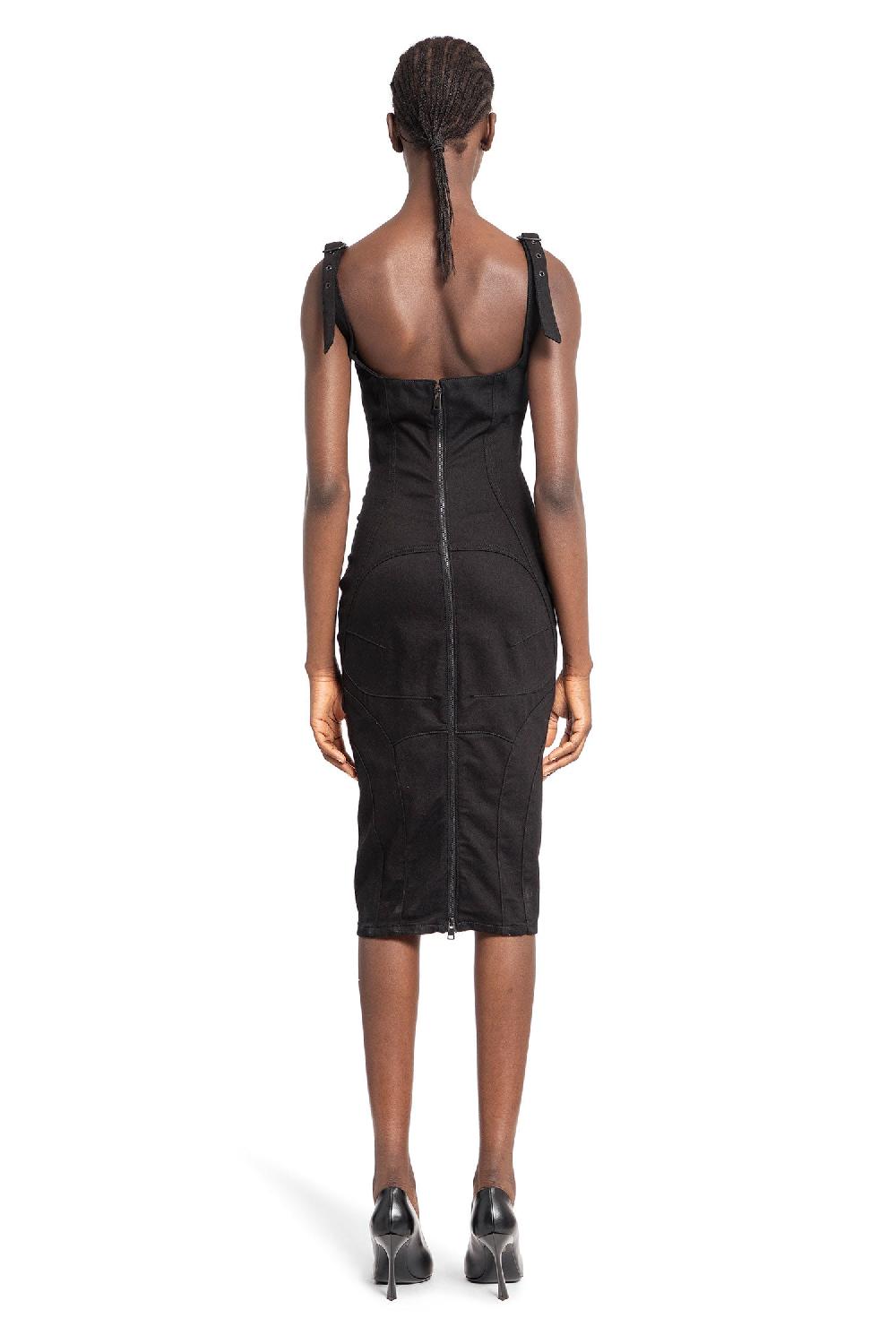 Antonioli MUGLER WOMAN BLACK DRESSES