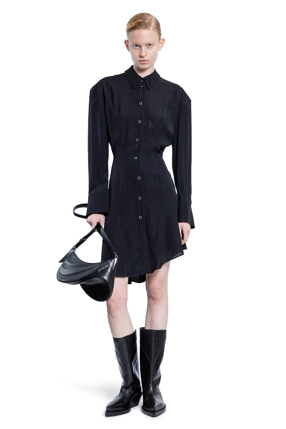 Antonioli MUGLER WOMAN BLACK DRESSES