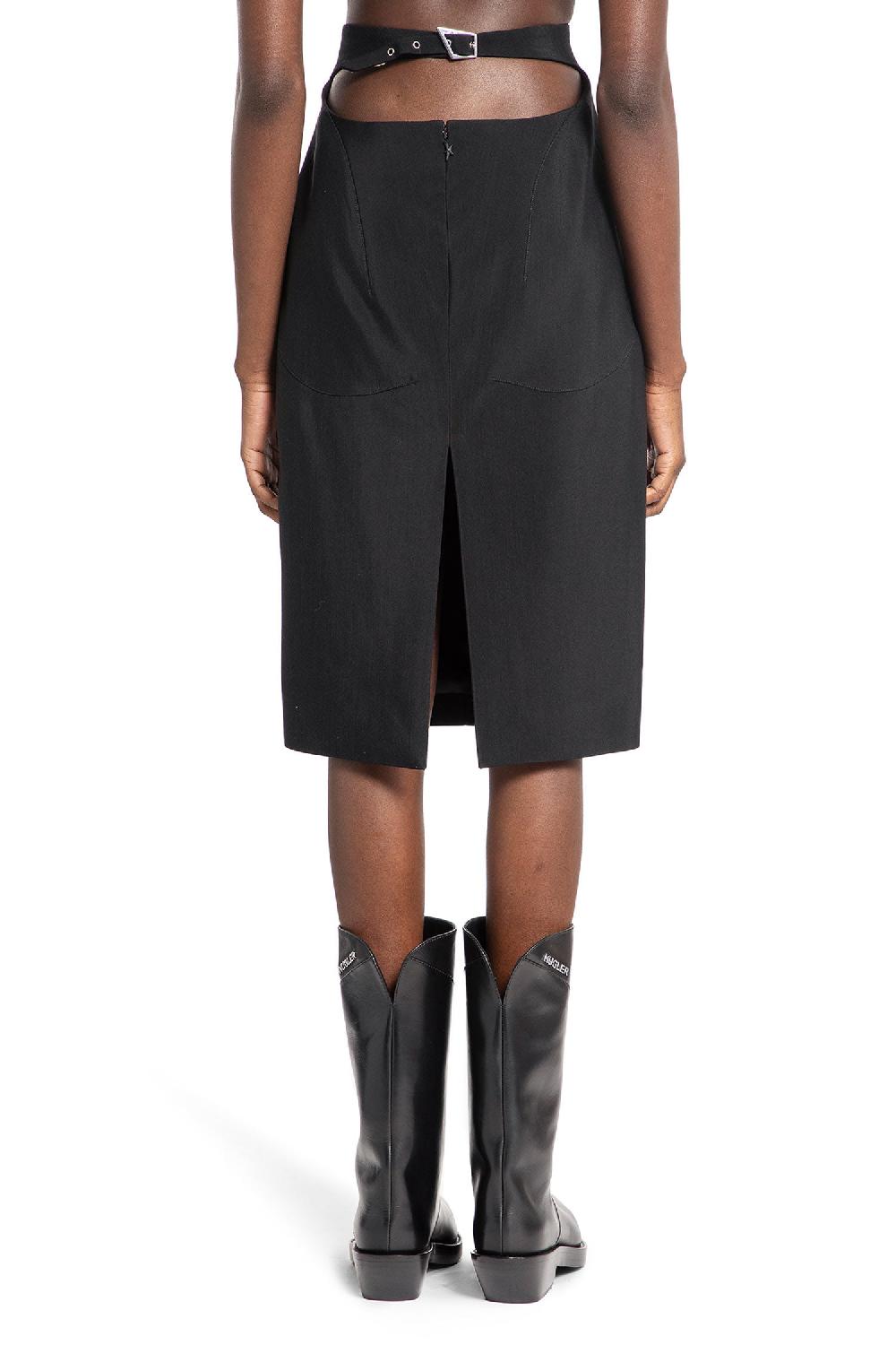 Antonioli MUGLER WOMAN BLACK SKIRTS