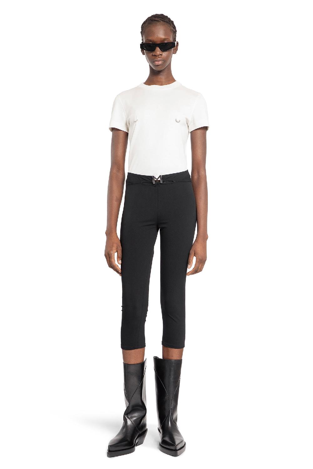 Antonioli MUGLER WOMAN BLACK T-SHIRTS & TANK TOPS