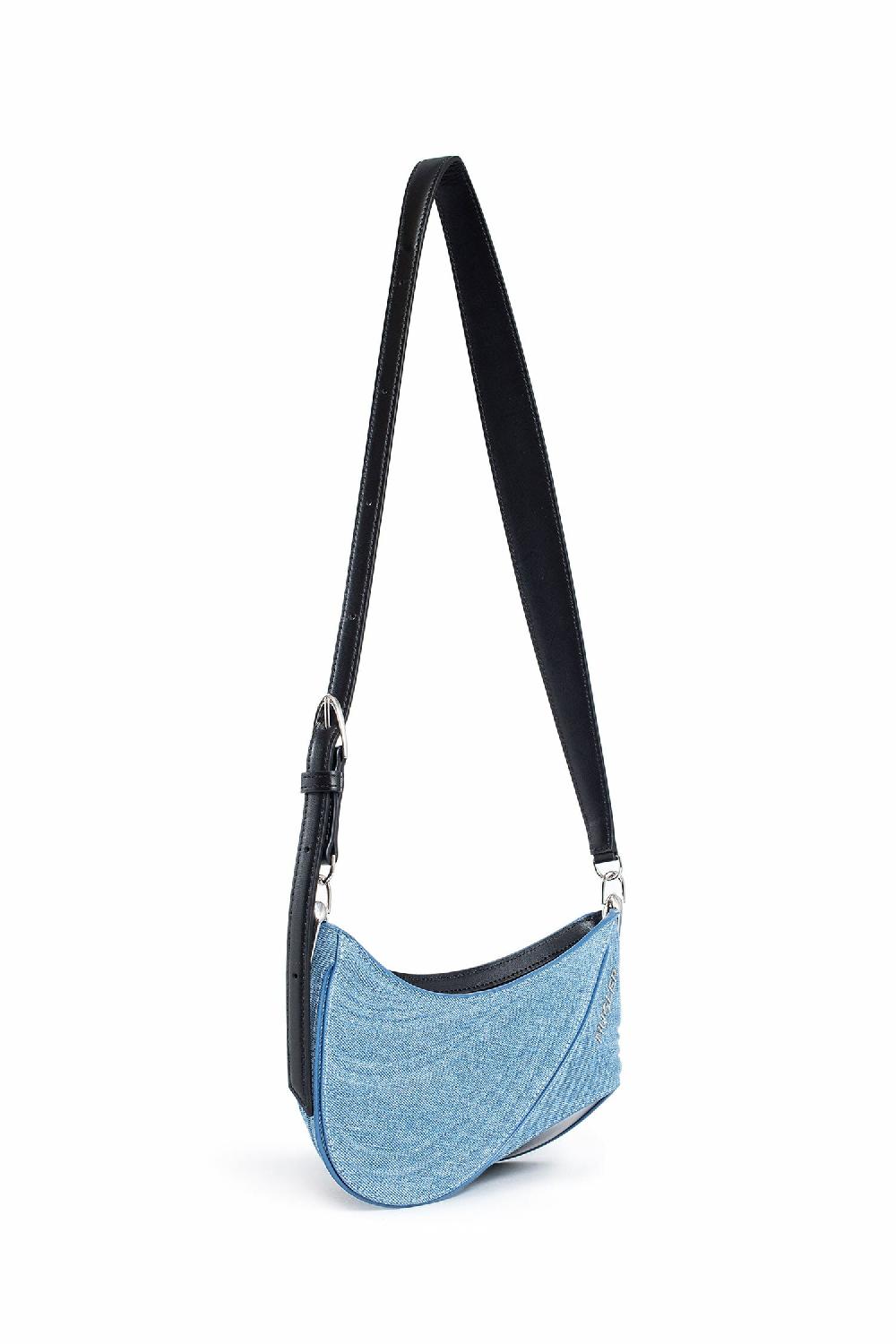 Antonioli MUGLER WOMAN BLUE CROSSBODY BAGS