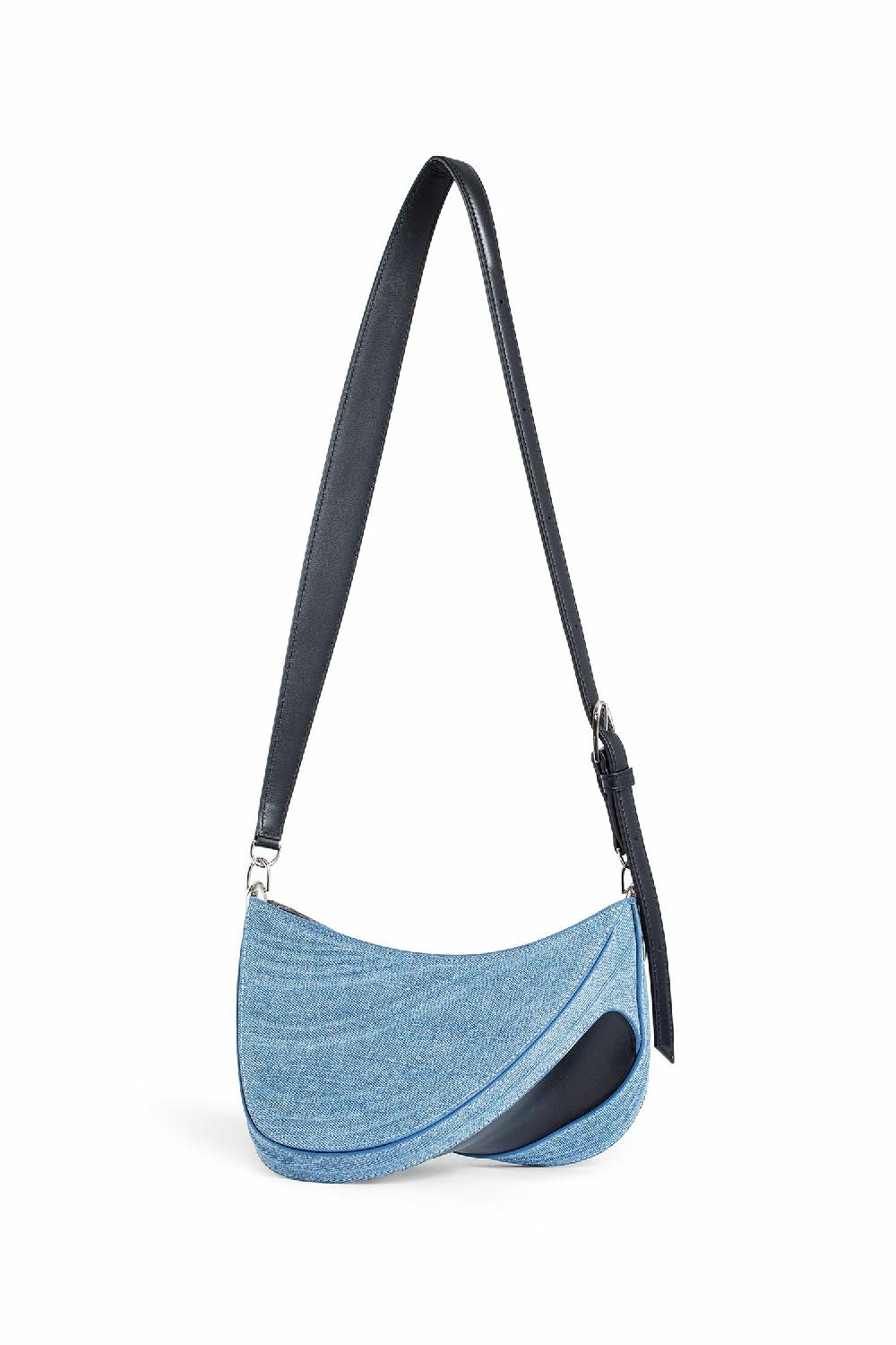 Antonioli MUGLER WOMAN BLUE CROSSBODY BAGS