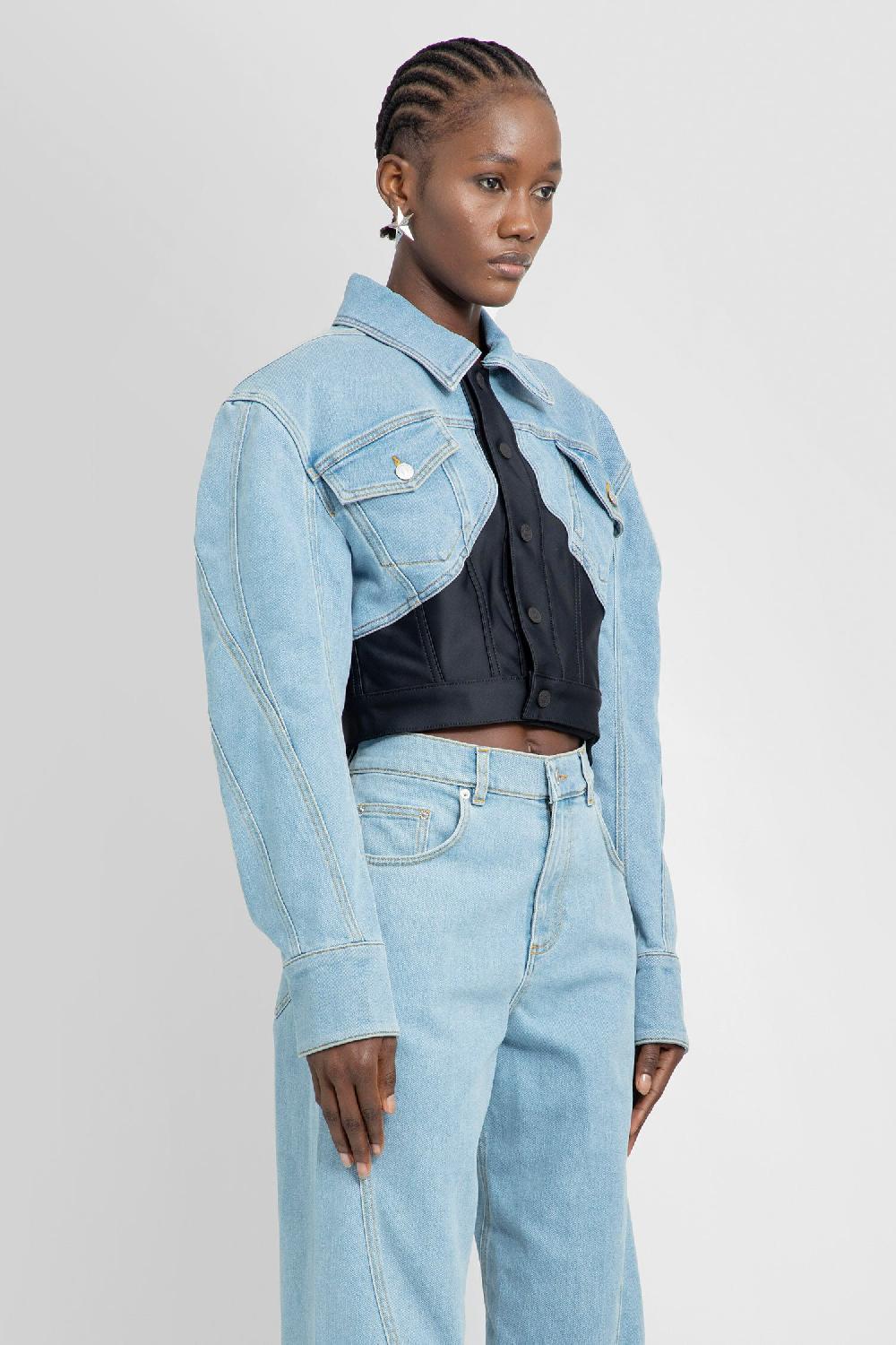 Antonioli MUGLER WOMAN BLUE JACKETS