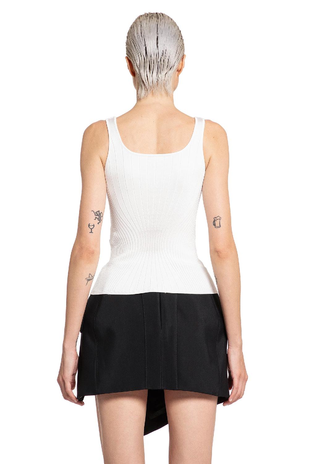 Antonioli MUGLER WOMAN WHITE T-SHIRTS & TANK TOPS