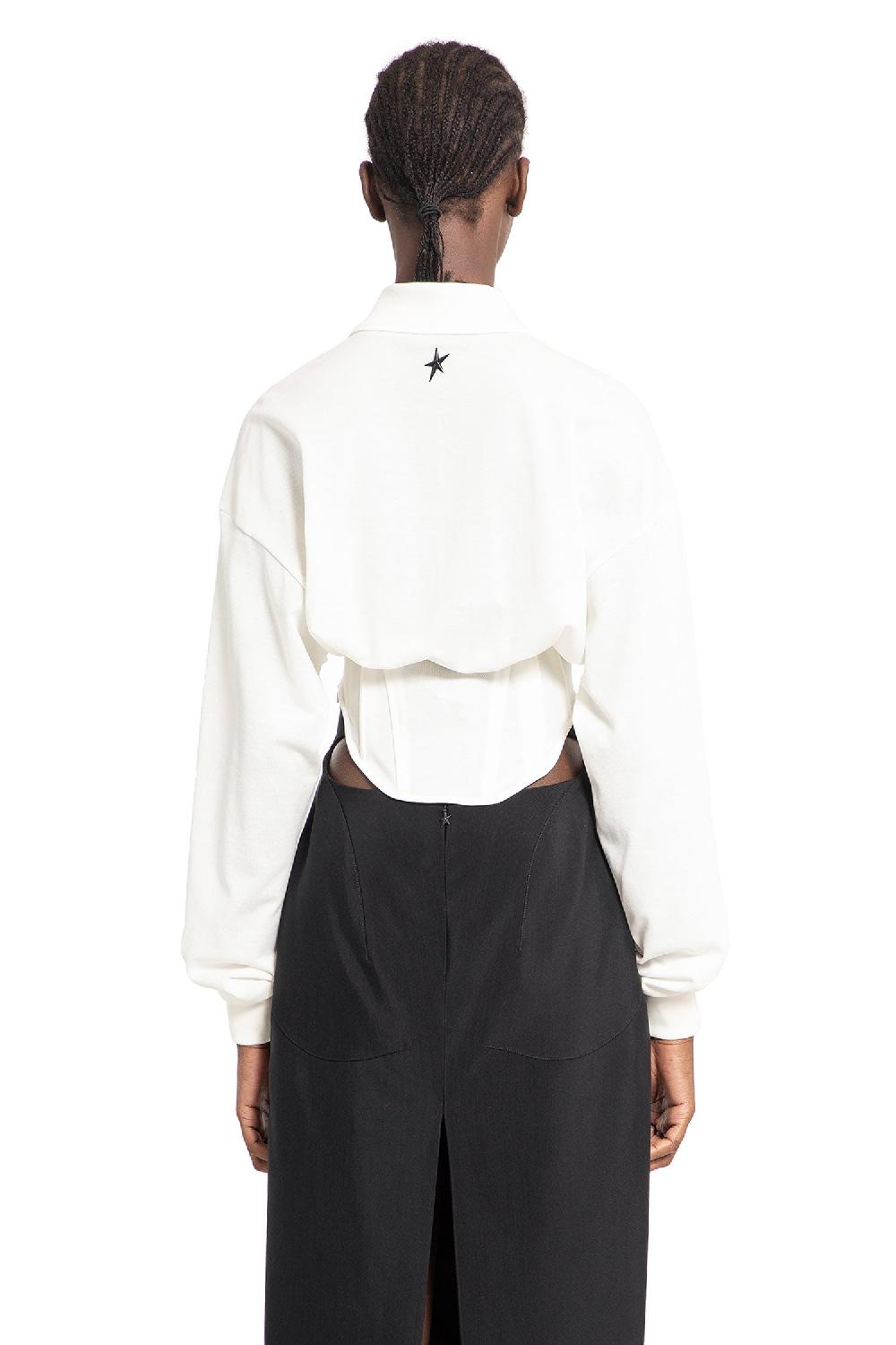 Antonioli MUGLER WOMAN WHITE T-SHIRTS & TANK TOPS