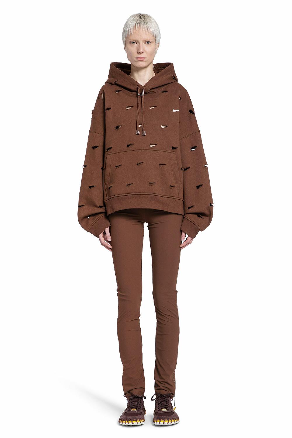 Antonioli NIKE WOMAN BROWN TROUSERS