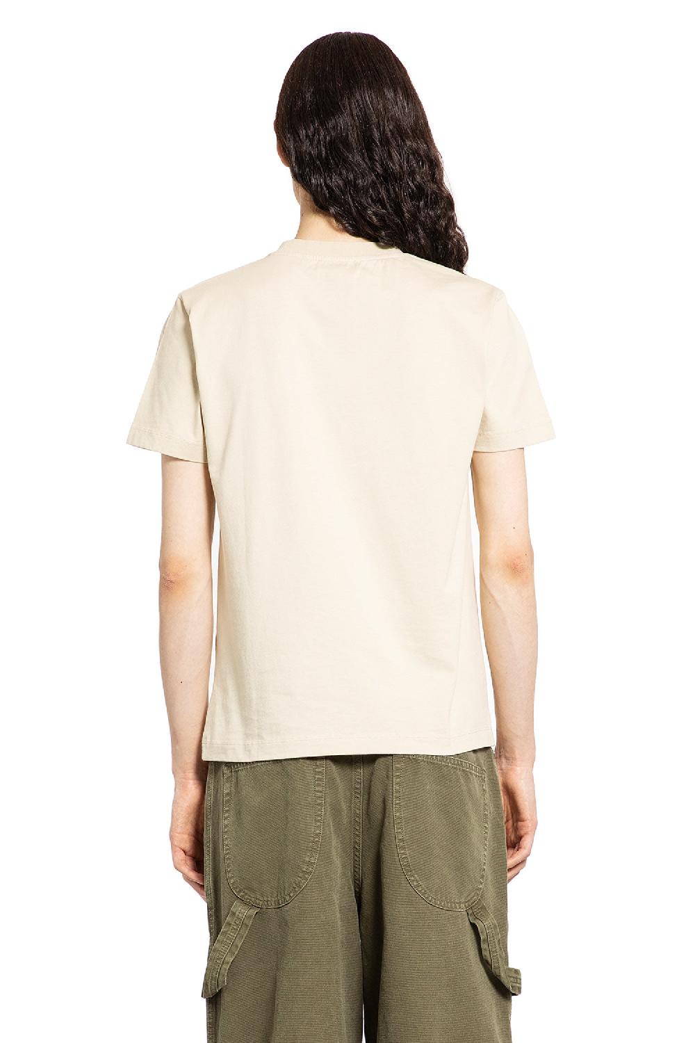 Antonioli OFF-WHITE MAN BEIGE T-SHIRTS & TANK TOPS
