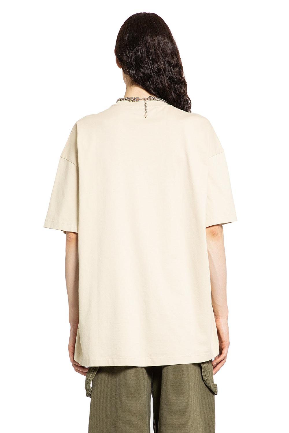 Antonioli OFF-WHITE MAN BEIGE T-SHIRTS & TANK TOPS