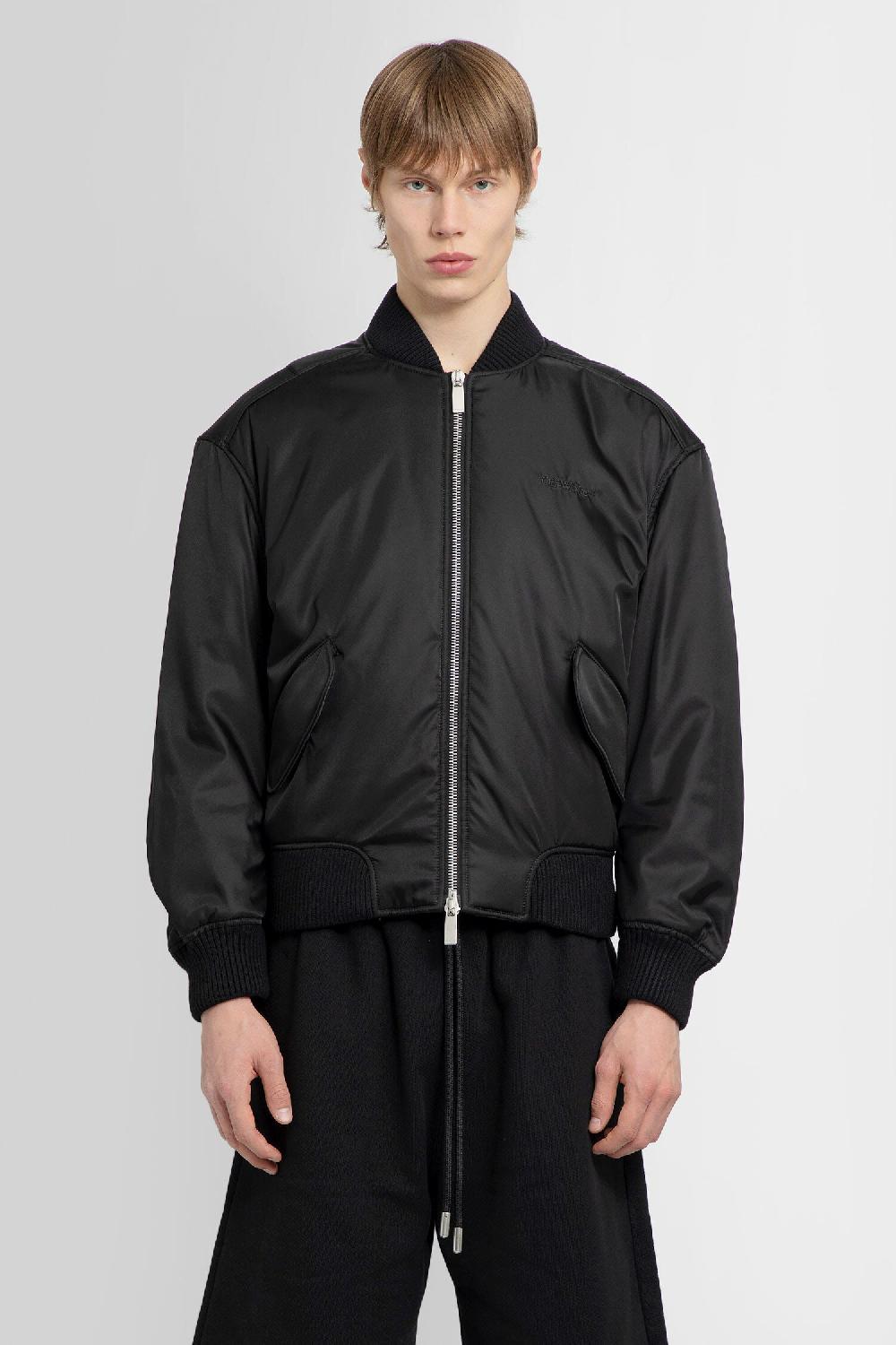 Antonioli OFF-WHITE MAN BLACK JACKETS
