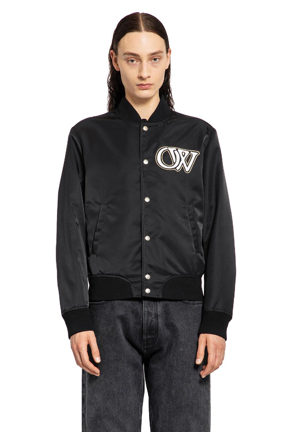Antonioli OFF-WHITE MAN BLACK JACKETS