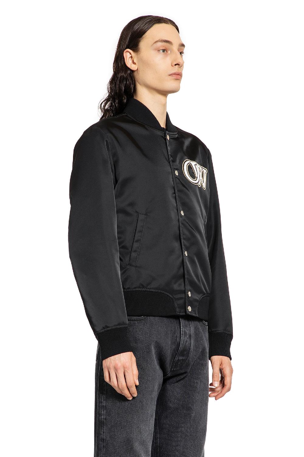 Antonioli OFF-WHITE MAN BLACK JACKETS