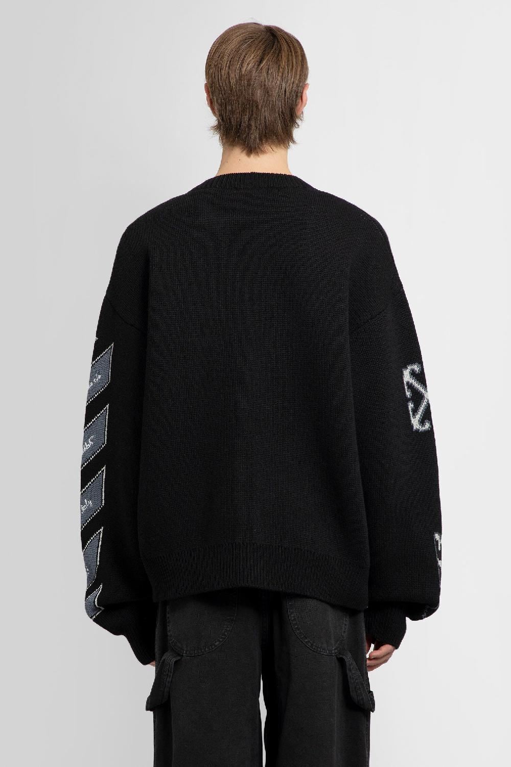 Antonioli OFF-WHITE MAN BLACK KNITWEAR