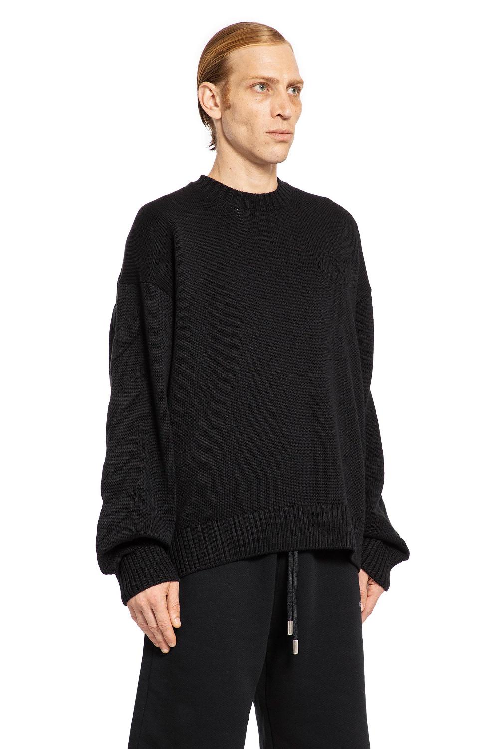 Antonioli OFF-WHITE MAN BLACK KNITWEAR