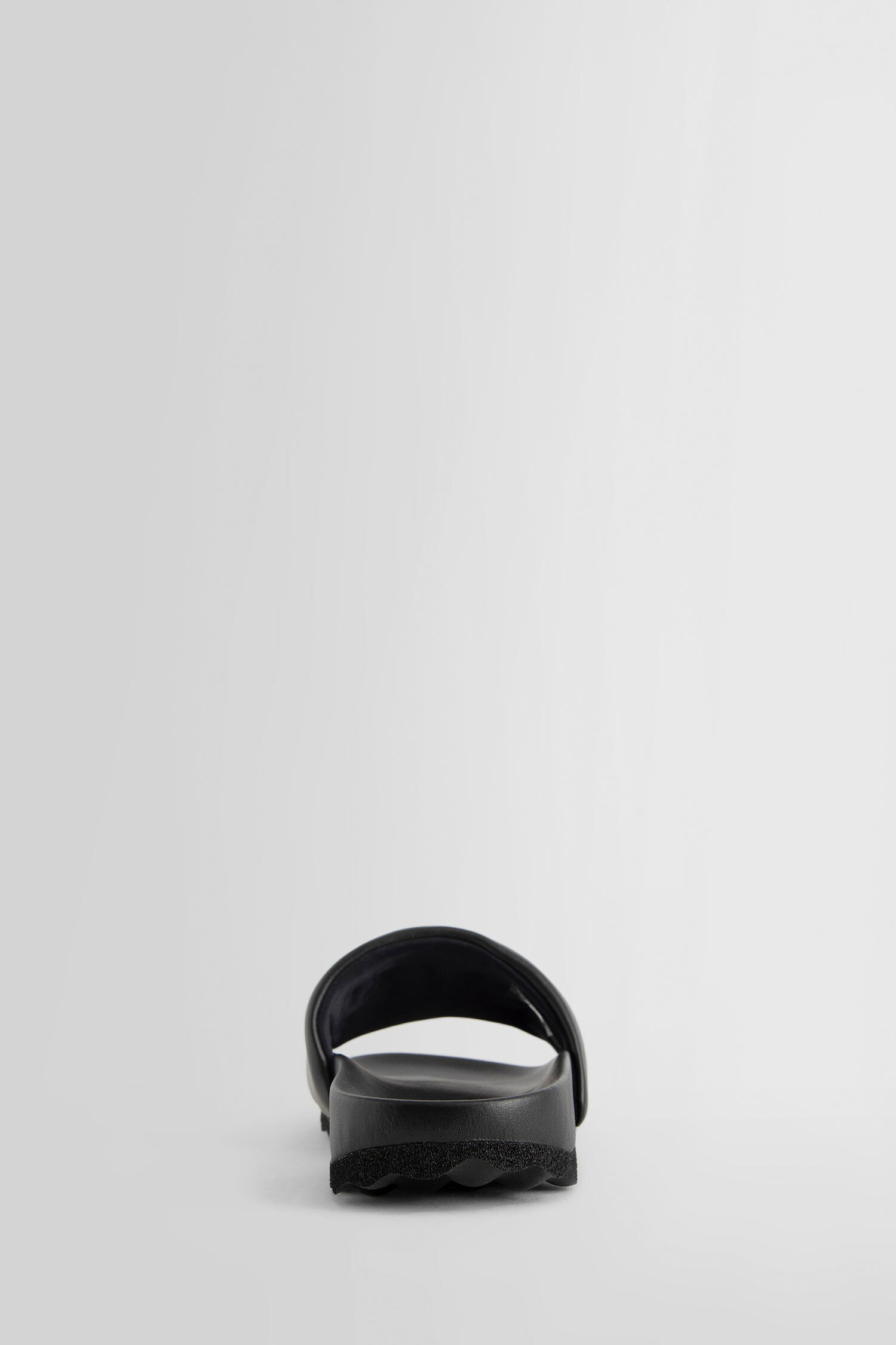 Antonioli OFF-WHITE MAN BLACK SANDALS & SLIDES